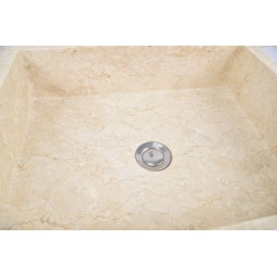 *RK-M CREAM B 50x40 cm wash basin overtop INDUSTONE