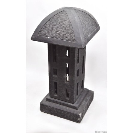 CONCRETE black big garden lamp INDUSTONE