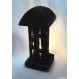 CONCRETE black big garden lamp INDUSTONE